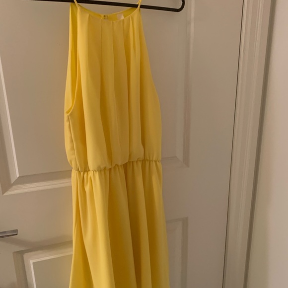Chiffon yellow sundress - Picture 1 of 2